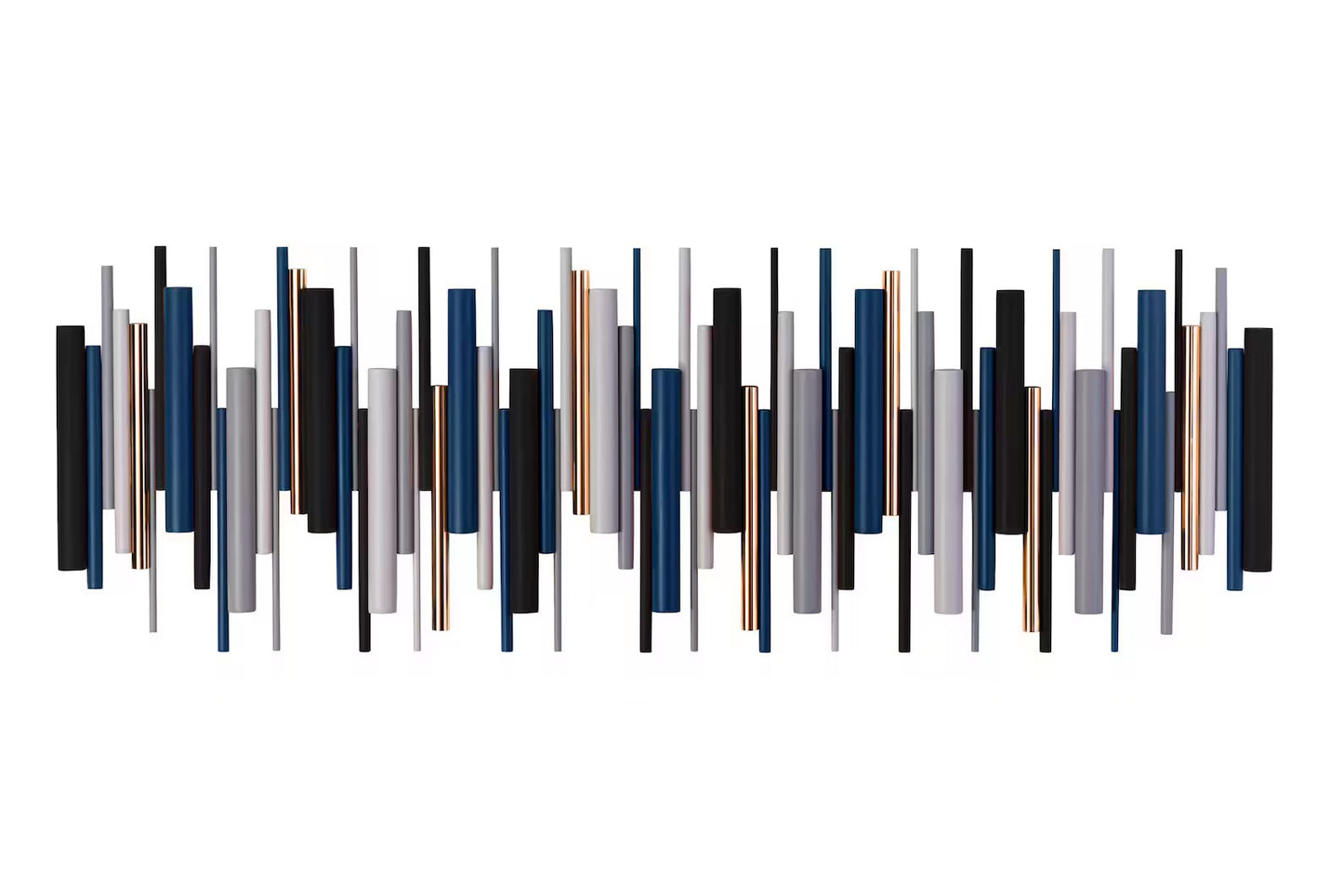 Harbour – Blue Black Grey Wood Wall Art | Handmade 3D Wall Sculpture