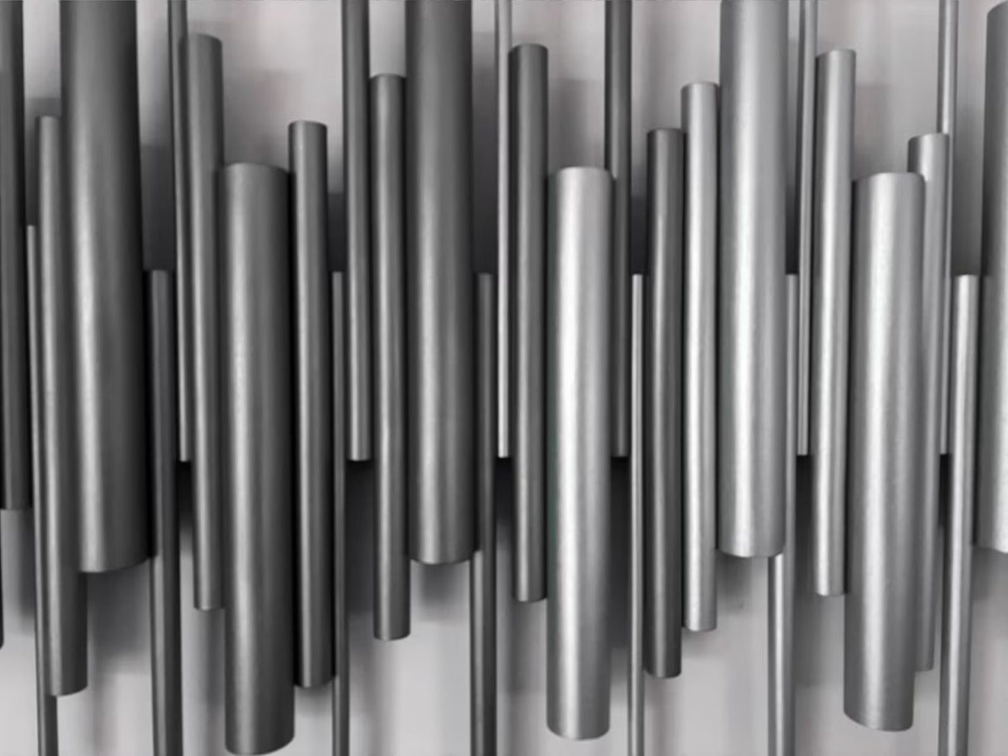 Frost – Silver & Grey Wood Wall Art | Handmade 3D Wall Sculpture