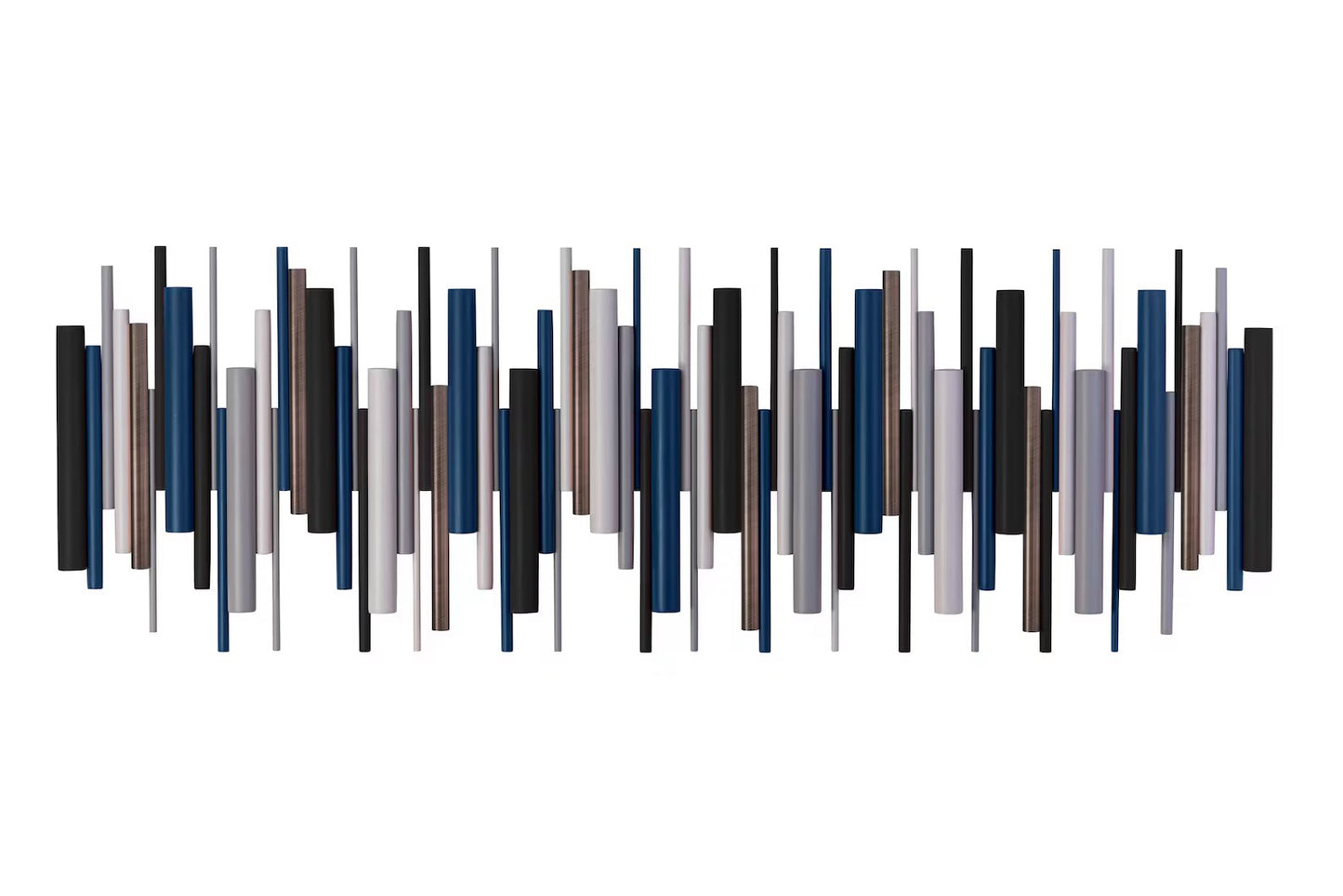 Harbour – Blue Black Grey Wood Wall Art | Handmade 3D Wall Sculpture